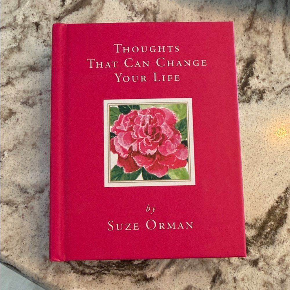 Hot Pink 'Thoughts That Can Change Your Life' Book by Suze Orman